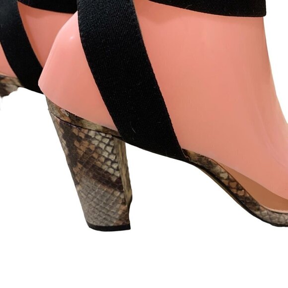 Vince Camuto Women's Size 8 Citriana Open Toe Sandal Ankle Strap Snake Print - Picture 2 of 10